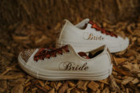 personalized bridal sneakers
