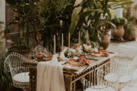 boho wedding tablespace
