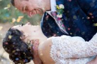 12 What a colorful wedding shoot without bright confetti