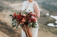 23 a textural and bright wedding bouquet can show off your personality and what you really like