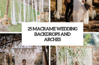 25 macrame wedding backdrops and arches cover