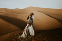01 This beautiful Moroccan wedding shoot took place right Sahara desert and it felt truly boho and wild