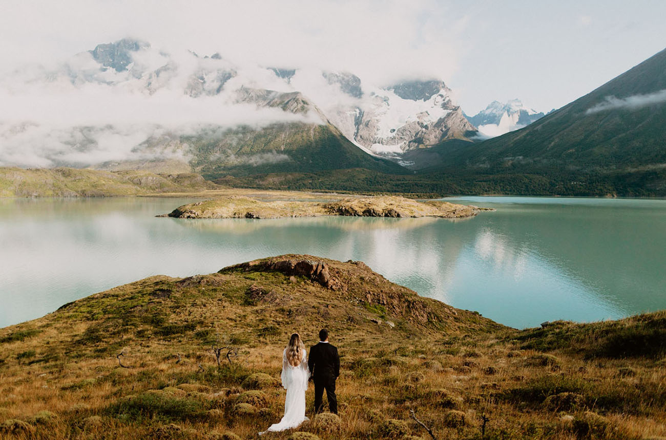 Patagonia is a fantastic place for your wedidng portraits and nuptials