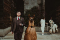 a classic tweed groom’s look