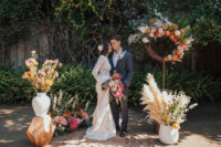 pampas grass is perfect for wedding decor
