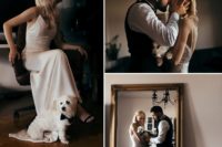 08 The couple’s dog took an active part in the wedding
