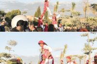 08 Traditional acrobats were also invited to entertain the guests and give a Moroccan fele to the wedding