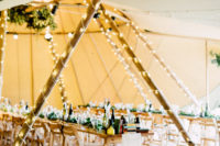 wedding decorated with vintage stuff