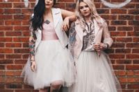 10 amazing badass brides in tutu skirts, waistcoats and different tops plus black leather boots