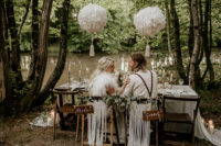 01 This wedding shoot was fully eco-friendly, with a boho luxe wedding theme