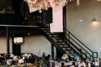 gorgeous overhead ceremony decor with florals