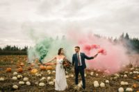 11 What a cool wedding shoot with plenty of rich colors