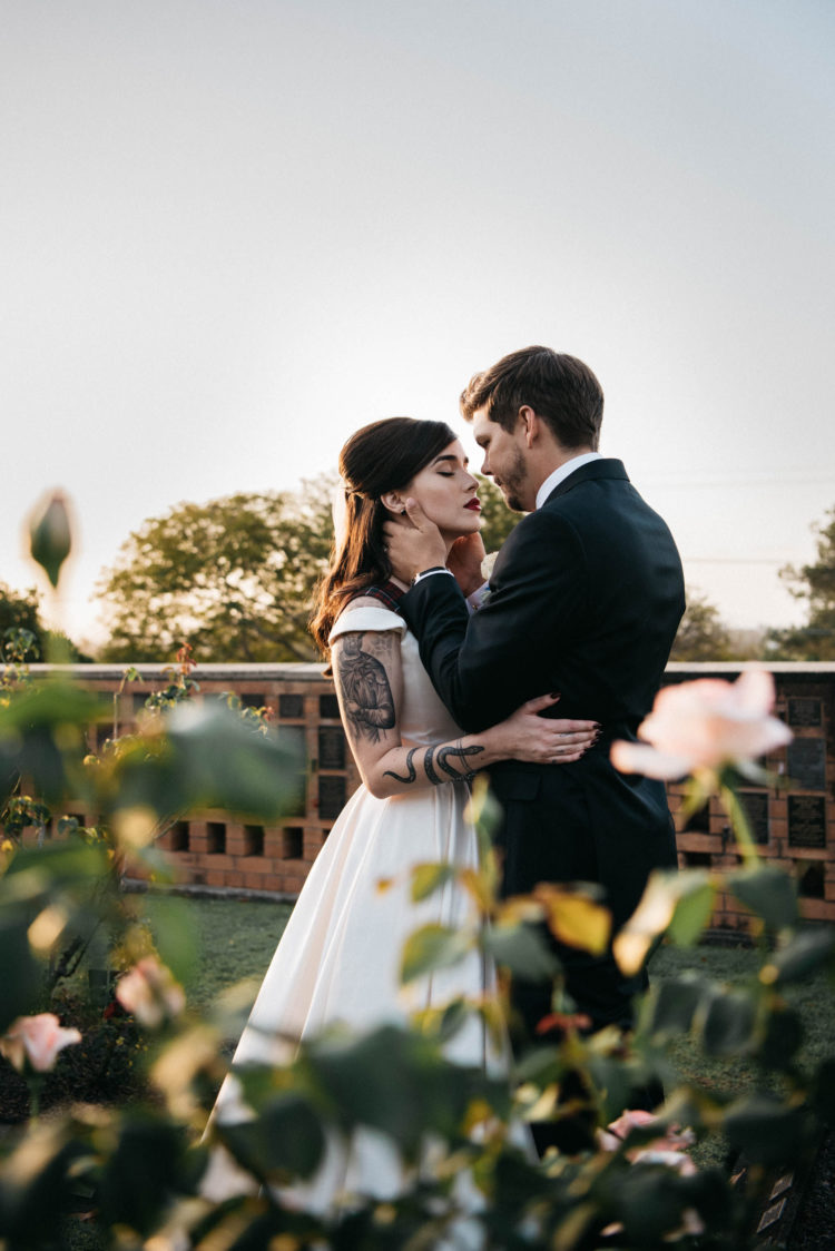 Dark And Romantic Cemetery Wedding With Scottish Touches