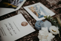 02 The wedding stationery was inspired by the mountains and the venue looks