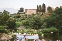 an awesome outdoor reception for a destination wedding