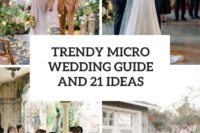 trendy micro wedding guide and 21 ideas cover