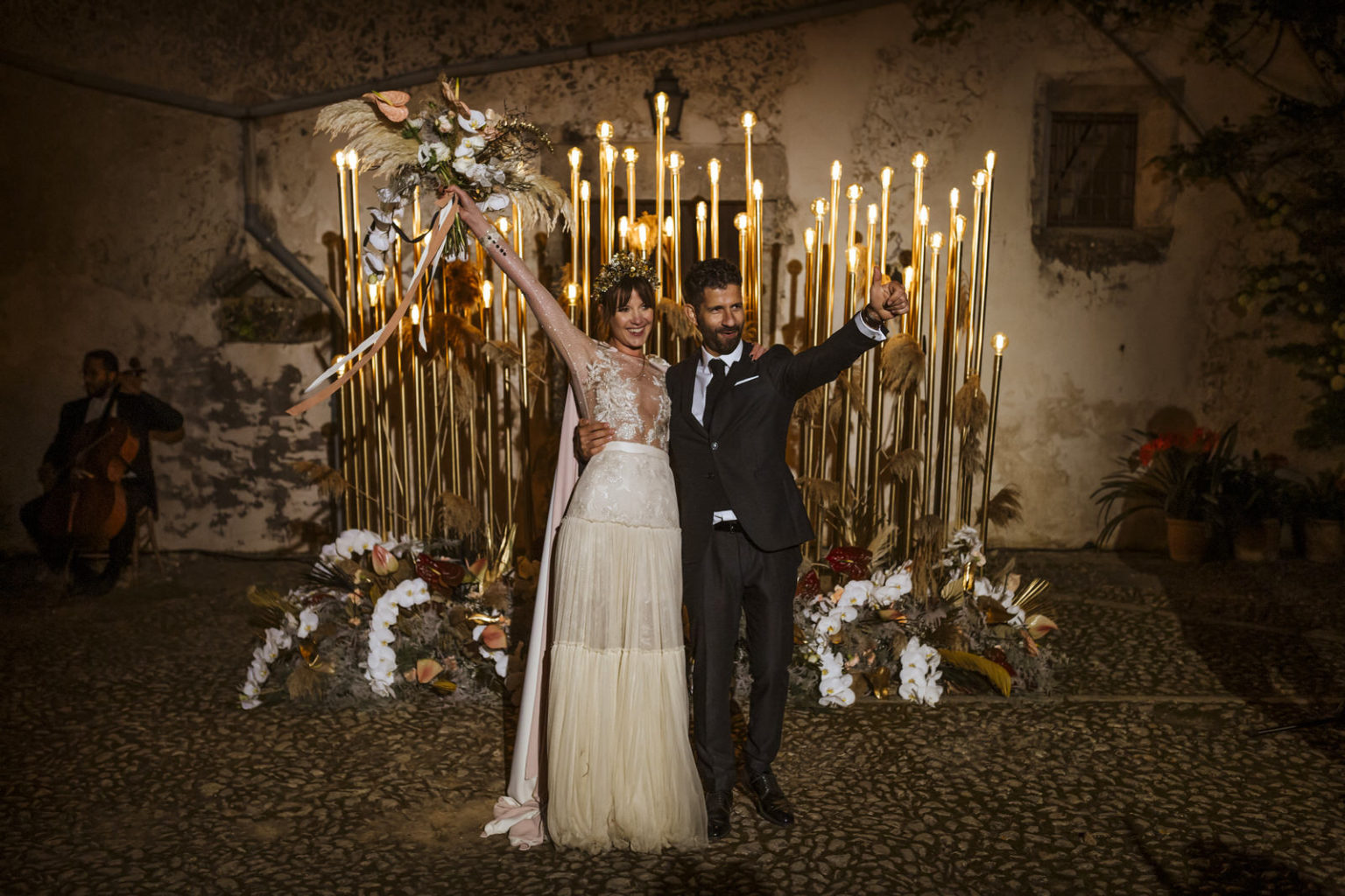 This Mallorca wedding was modern and ultra bold, with lots of unique details and whimsy touches