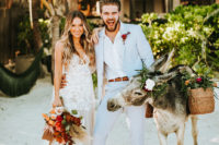 01 This fun barefoot Tulum wedding was tying the knot of two travelers, so they wanted a destination wedding