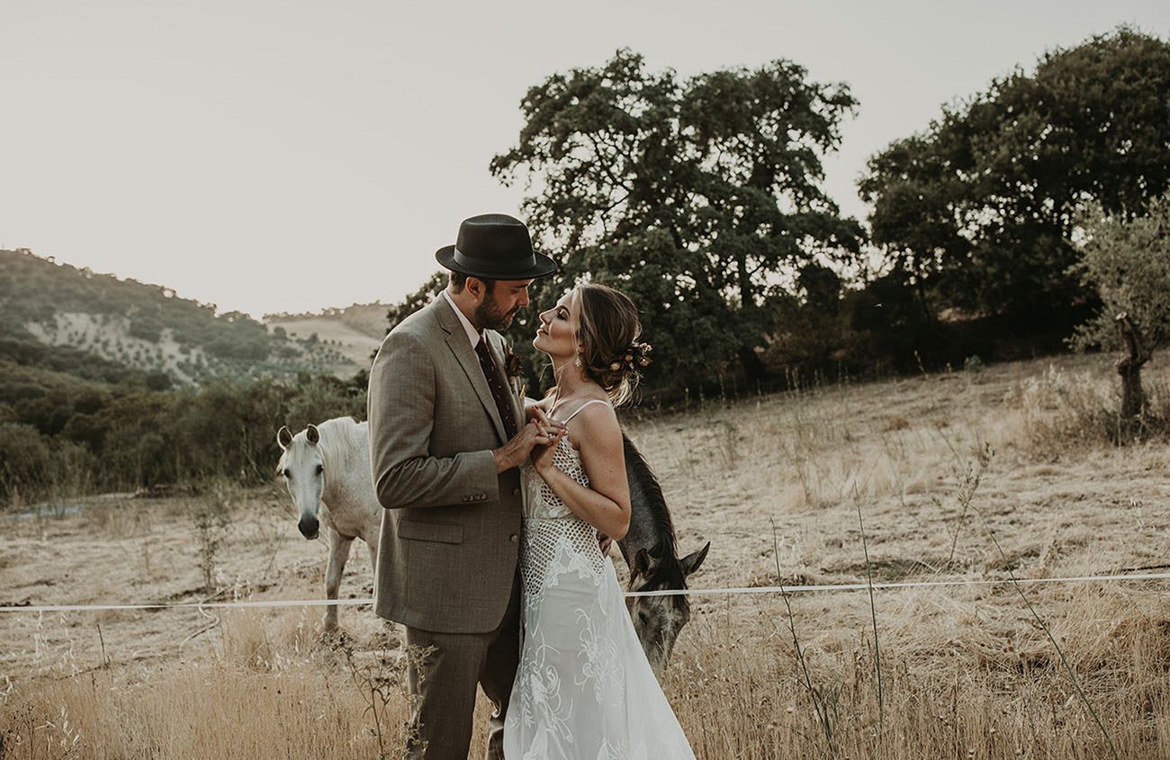 This lovely wedding in Andalusia, Spain, was a zero waste one and very personalized