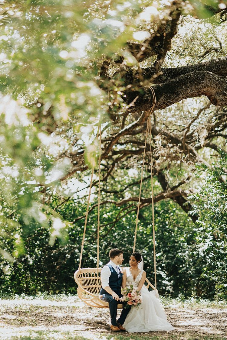 Getting married in a garden is lovely is romantic, especially in spring and summer