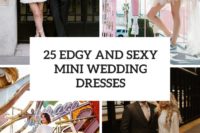 25 edgy and sexy mini wedding dresses cover