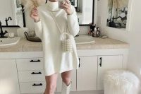 a lovely bridal sweater look