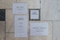 02 The wedding stationery was done neutral to match the color scheme of the wedding