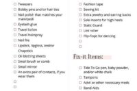 04 your wedding emergency kit is important – make a list what to put on it