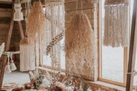 05 why not hang lots of macrame and use boho items from your home to arrange a cool zone