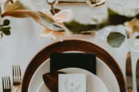 This place setting shows how modern elegance and classics can look