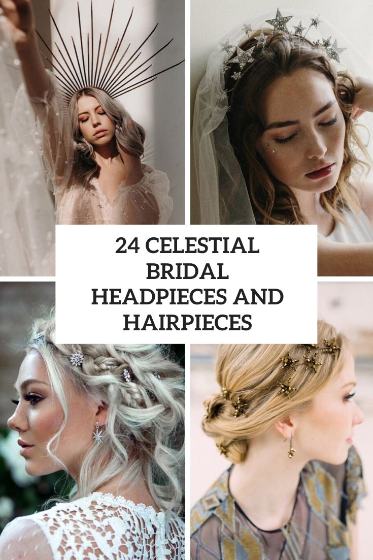 24 Celestial Bridal Headpieces And Hairpieces