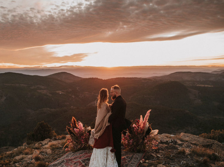 What a lovely and intimate elopement
