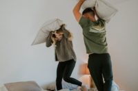 13 why not make a pillow fight if you love doing that from time to time