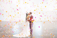 01 This wedding shoot was inspired by many bright colors, it was filled with them completely