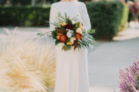 a minimalist wedding dress for a modern bride
