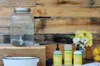 12 a rustic hand washing station – just add hand sanitizers there and voila