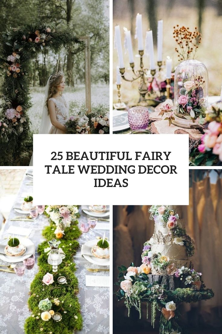 beautiful fairy tale wedding decor ideas cover