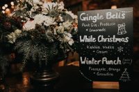 Bride and groom thought over even personalized wedding cocktails