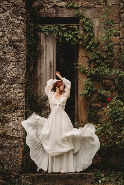 Dreamy Elopement Photo Session At Countryside Château In France