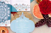 05 The wedding invitation suite was truly Moroccan, with characteristic patterns and cutouts