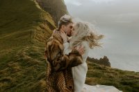 01 This fashion-forward couple went for a wedding in Faroe Islands to enjoy jaw-dropping views