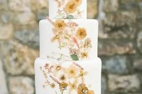 a large buttercream wedding cake