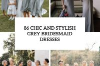 86 chic and stylish grey bridesmaid dresses cover