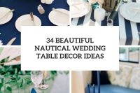 34 beautiful nautical wedding table decor ideas cover