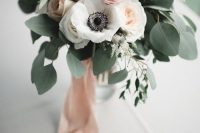 a simple yet romantic wedding bouquet