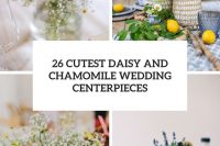 26 cutest daisy and chamomile wedding centerpieces cover