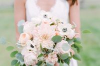 a cute and fresh wedding bouquet