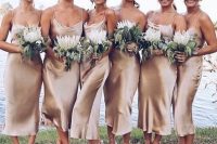 slip dresses are perfect for bridesmaids