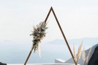 a triangle wedding design