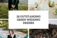 28 outstanding green wedding dresses cover